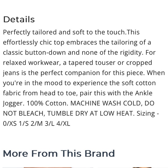 SUNDRY Button Down Top in Regalia - Picture 6 of 11